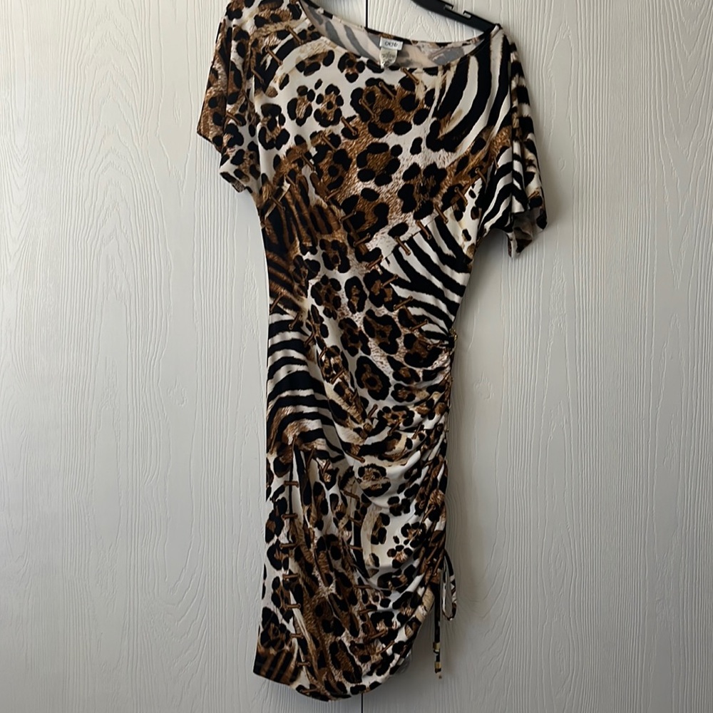 Cache Leopard Print Dress